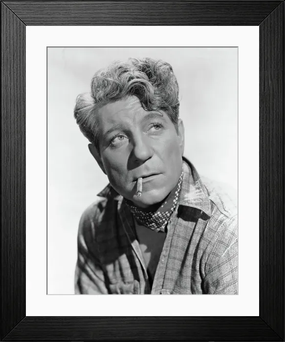 Framed Print : Actor Jean Gabin Smoking Cigarette Framed Print : Actor Jean Gabin Smoking Cigarette