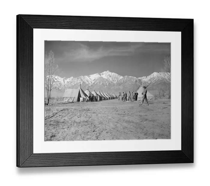 Framed Print : Soldiers Guarding Camp Framed Print : Soldiers Guarding Camp
