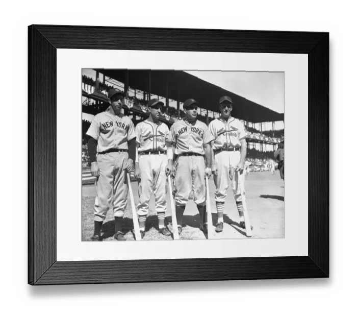 Framed Print : Star Players form the 1942 World Series