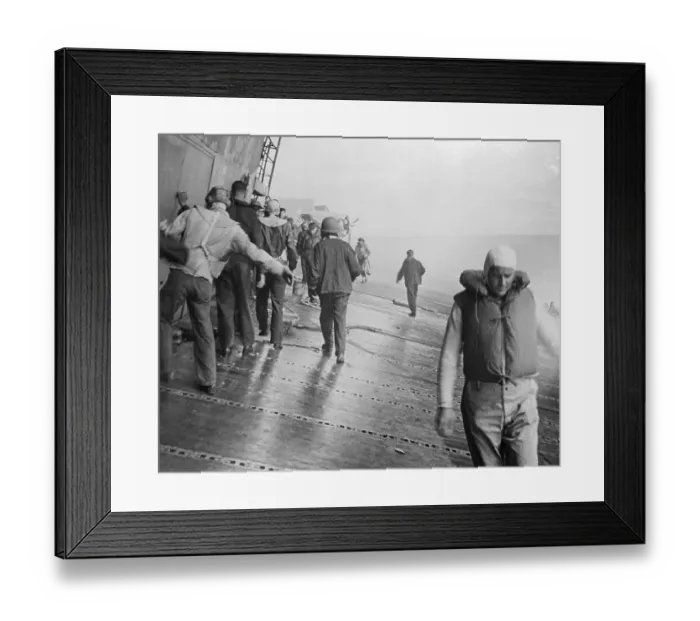 Framed Print : Deck of the U.S.S. Yorktown Framed Print : Deck of the U.S.S. Yorktown