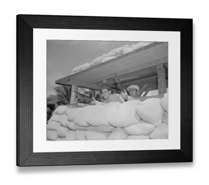 Framed Print : Volunteers During Pearl Harbor Standoff Framed Print : Volunteers During Pearl Harbor Standoff