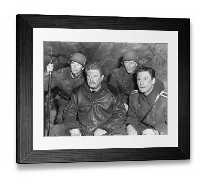 Framed Print : Ronald Reagan & Errol Flynn In Film Framed Print : Ronald Reagan & Errol Flynn In Film
