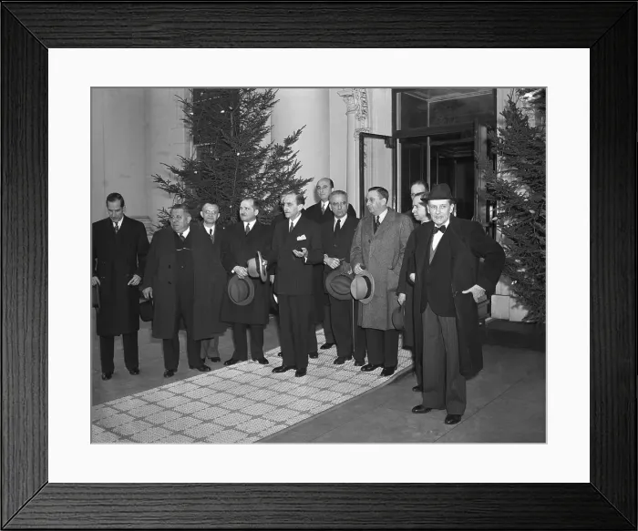Framed Print : Envoys of American Republics at White House
