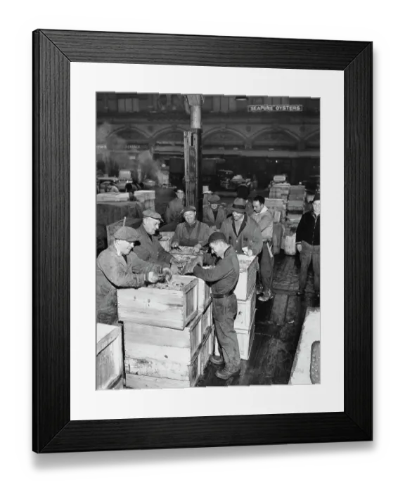 Framed Print : Fulton Fish Market Framed Print : Fulton Fish Market