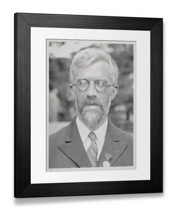 Framed Print : Portrait of Hall L. Hibbard Wearing Eyeglasses Framed Print : Portrait of Hall L. Hibbard Wearing Eyeglasses