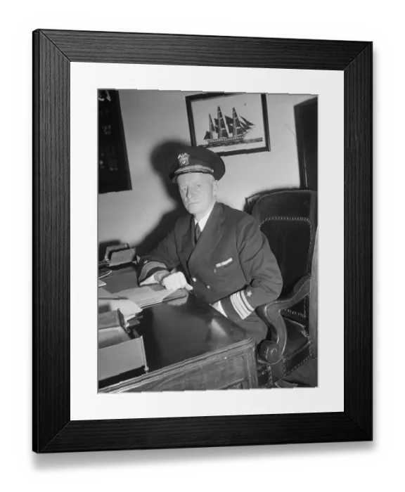 Framed Print : Portrait of Rear Admiral Chester Nimitz Framed Print : Portrait of Rear Admiral Chester Nimitz