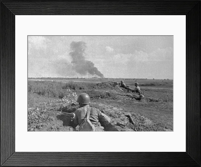 Framed Print : Russian Troops Pushing Back German Troops Framed Print : Russian Troops Pushing Back German Troops