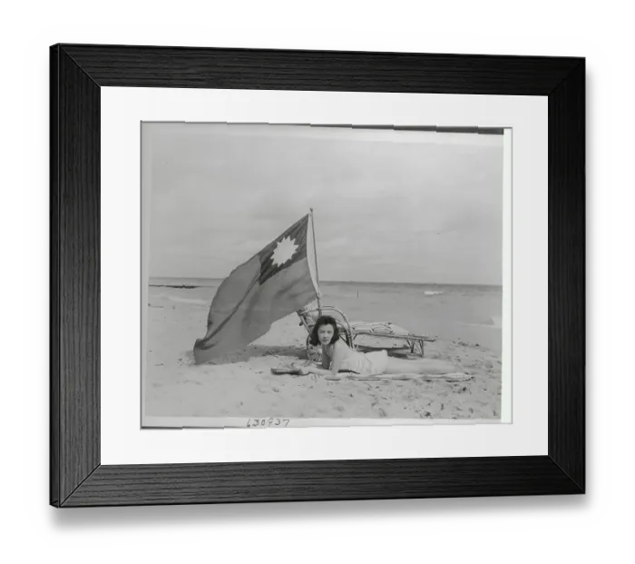 Framed Print : Ruth Lee Sun Tanning