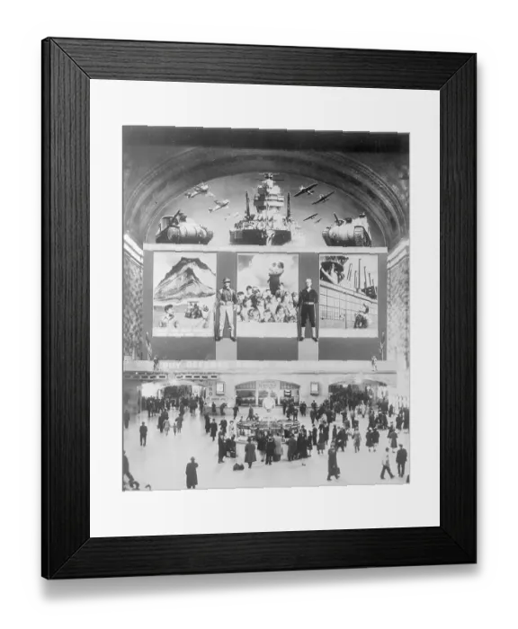 Framed Print : Murals at Grand Central Station Framed Print : Murals at Grand Central Station