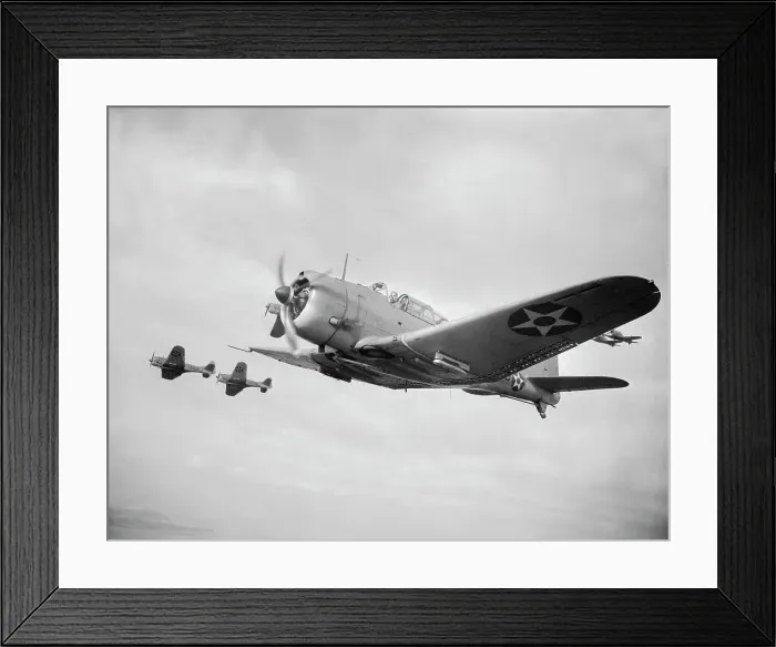 Framed Print : Navy Dive Bombers Getting Ready for Attack Framed Print : Navy Dive Bombers Getting Ready for Attack