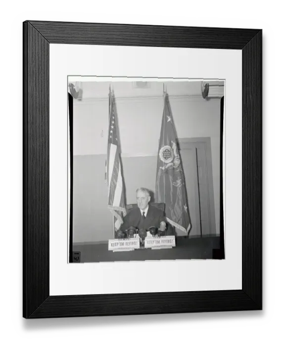 Framed Print : Henry L. Stimson Sitting at His Desk in War Department Framed Print : Henry L. Stimson Sitting at His Desk in War Department
