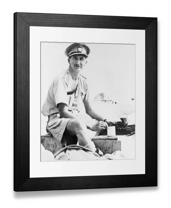 Framed Print : Portrait of Cecil Brown Framed Print : Portrait of Cecil Brown