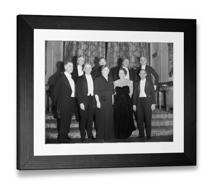 Framed Print : Nine Recipients of Nobel Prizes Framed Print : Nine Recipients of Nobel Prizes