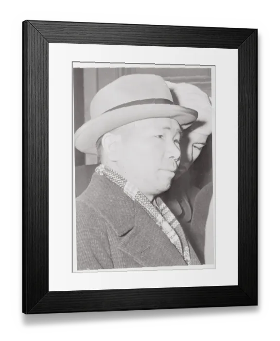 Framed Print : Portrait of James Shutoko