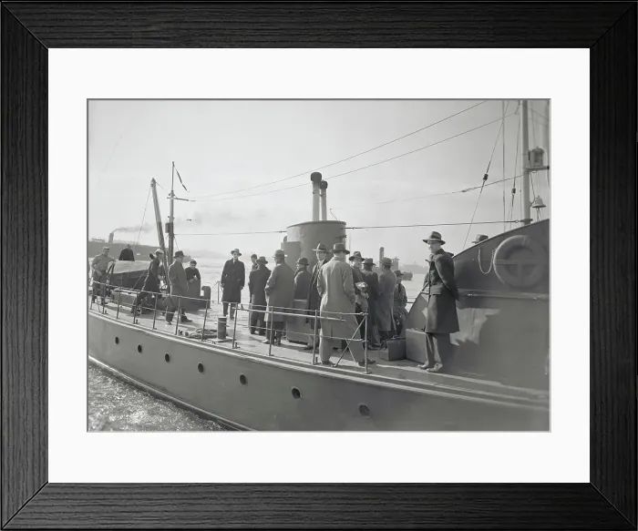 Framed Print : Japanese on US Boat in 1941 Framed Print : Japanese on US Boat in 1941