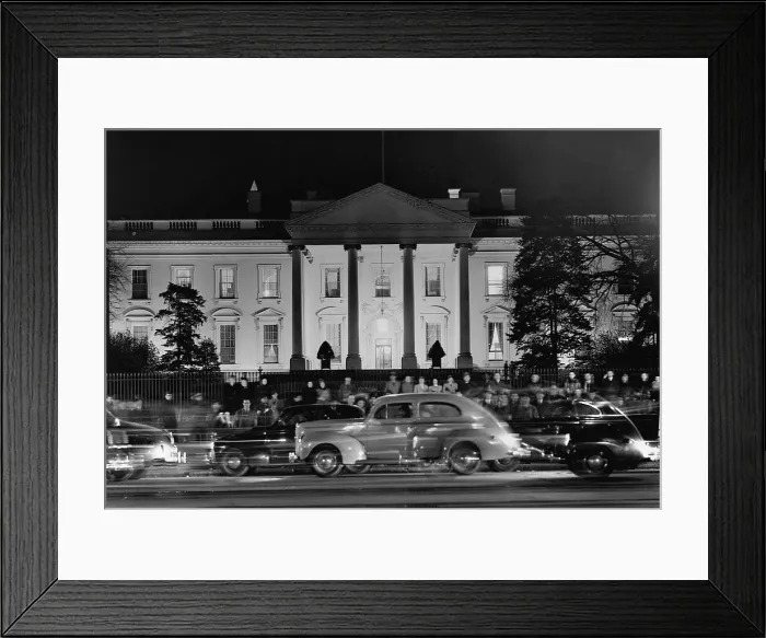 Framed Print : White House After Attack On Pearl Harbor Framed Print : White House After Attack On Pearl Harbor