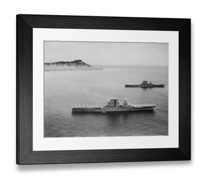 Framed Print : U.S. Military Ships in Water Near Pearl Harbor Attacks Framed Print : U.S. Military Ships in Water Near Pearl Harbor Attacks