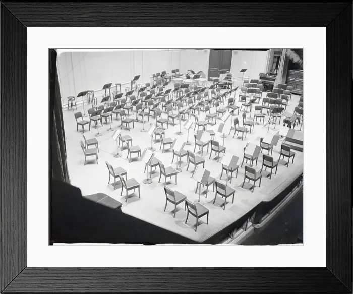 Framed Print : Interior View of a Large Music Hall Framed Print : Interior View of a Large Music Hall
