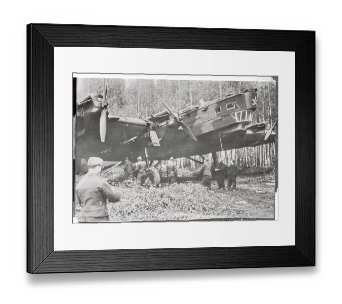 Framed Print : Russian Military Aircraft in Wooded Area Framed Print : Russian Military Aircraft in Wooded Area