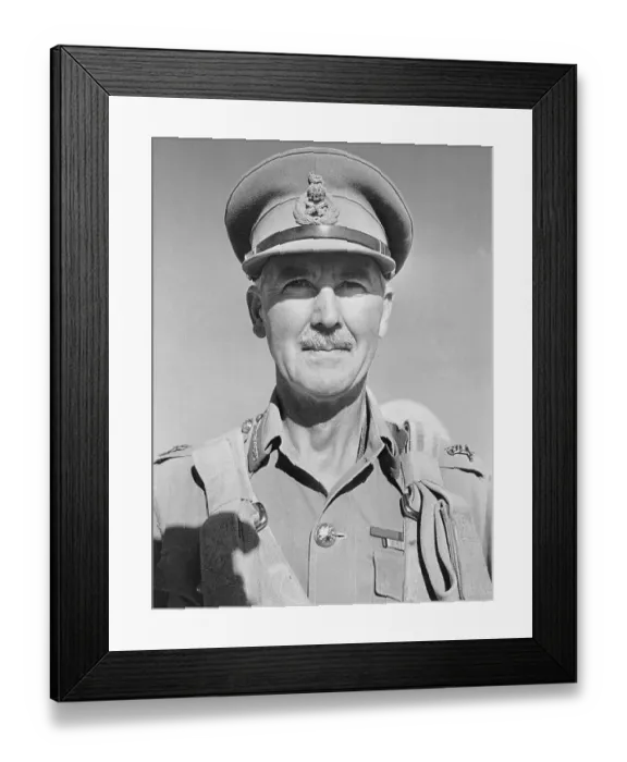 Framed Print : Portrait of General Alan Cunningham in Uniform Framed Print : Portrait of General Alan Cunningham in Uniform