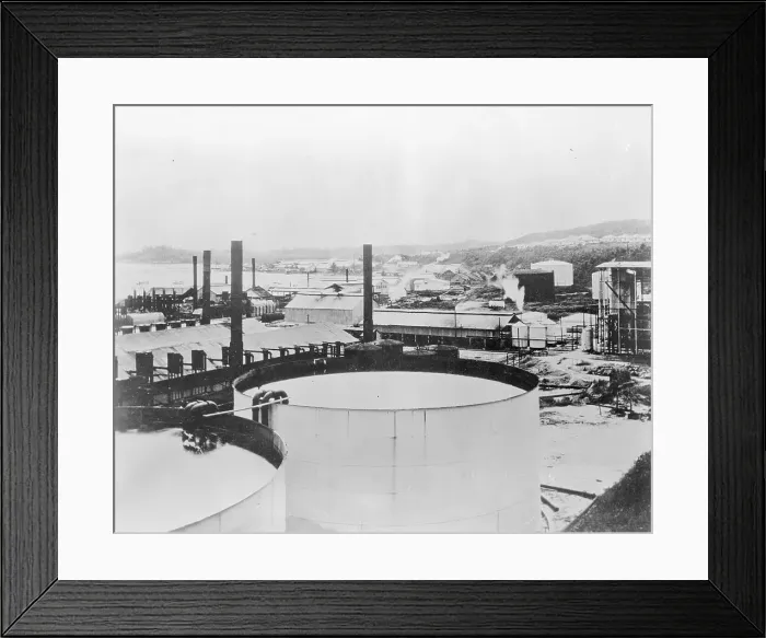 Framed Print : View of Large Refinery Framed Print : View of Large Refinery