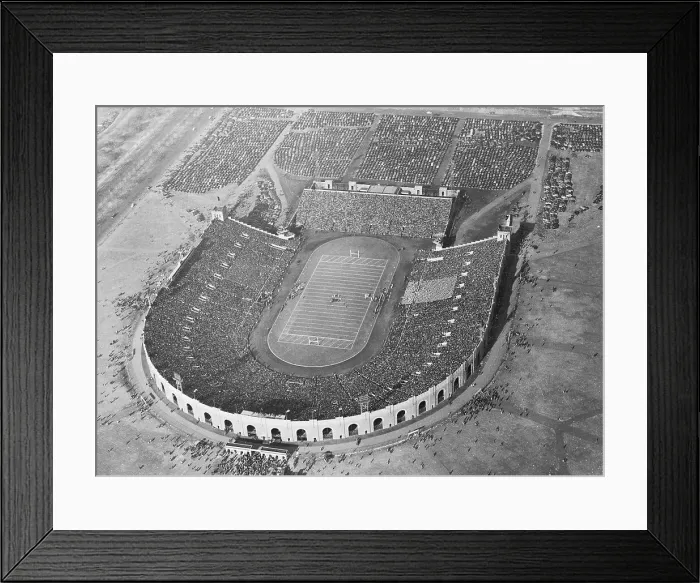 Framed Print : View Looking Down on Municipal Stadium Framed Print : View Looking Down on Municipal Stadium