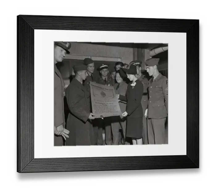 Framed Print : Lana Turner Receiving Her Scroll Framed Print : Lana Turner Receiving Her Scroll