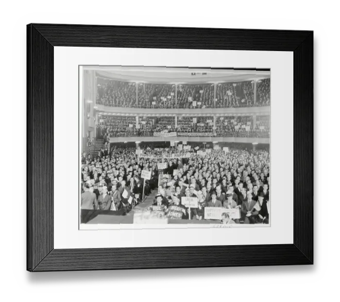 Framed Print : Edison Employees Rallying at Manhattan Center Framed Print : Edison Employees Rallying at Manhattan Center