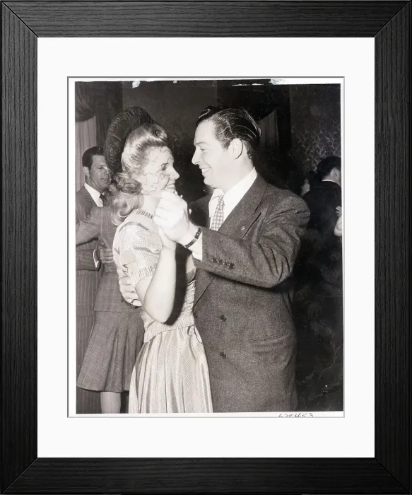 Framed Print : Milton Berle and Joyce Matthews Dancing Framed Print : Milton Berle and Joyce Matthews Dancing