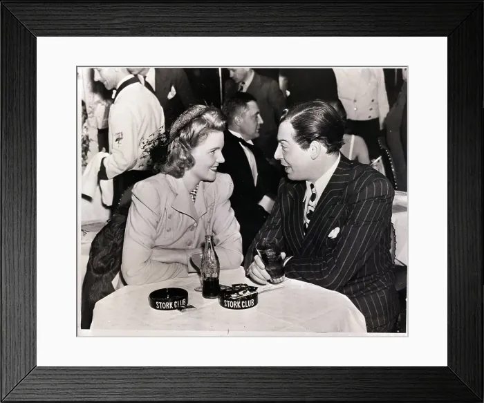 Framed Print : Milton Berle and Wife Joyce Matthews
