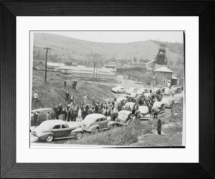 Framed Print : View of Mine Where Shooting Occurred Framed Print : View of Mine Where Shooting Occurred