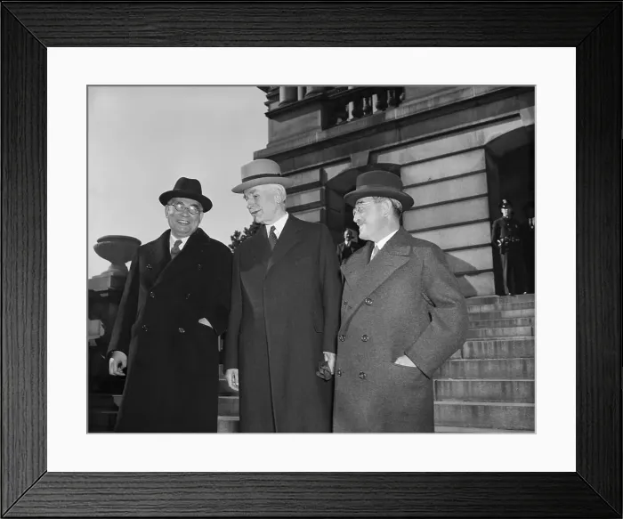 Framed Print : Dignitaries Leaving The State Department Framed Print : Dignitaries Leaving The State Department