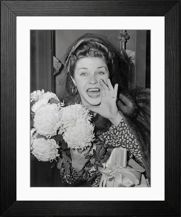 Framed Print : Portrait of Martha Raye Framed Print : Portrait of Martha Raye