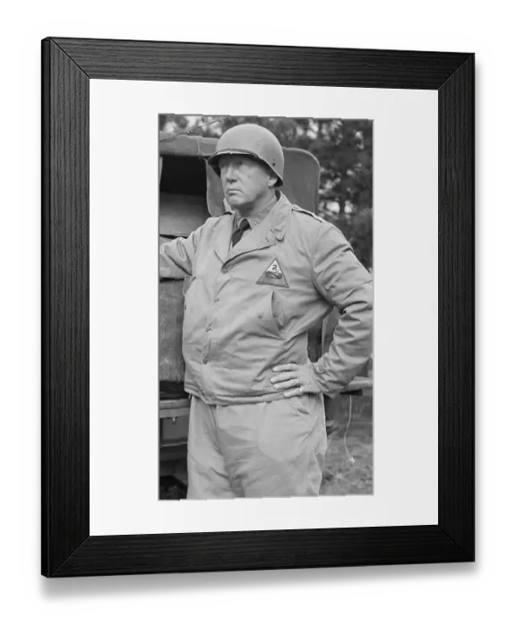 Framed Print : Major General George S. Patton Jr Framed Print : Major General George S. Patton Jr