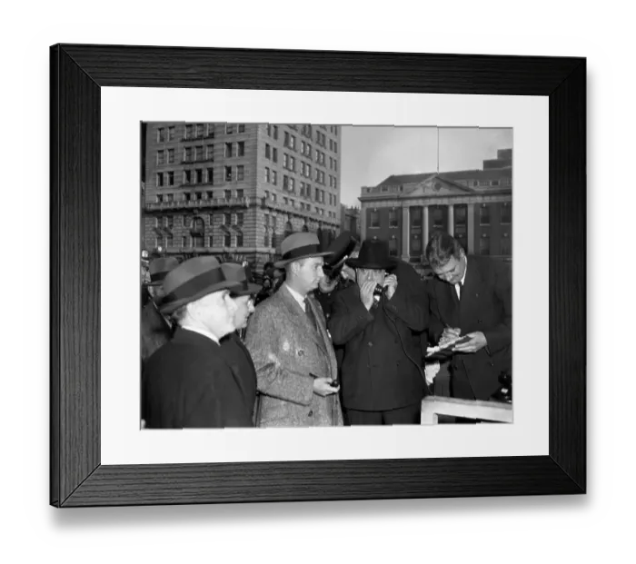 Framed Print : WWII Air Raid Drill In New York City Framed Print : WWII Air Raid Drill In New York City
