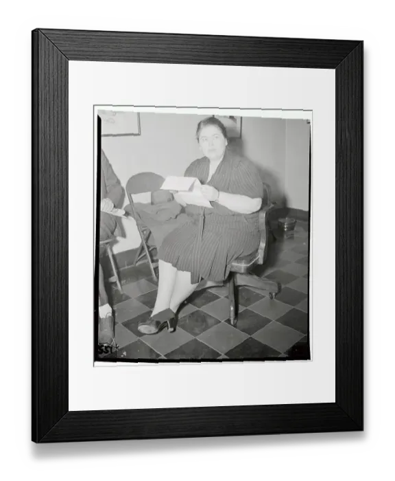 Framed Print : Portrait of Katherine Lewis