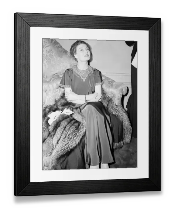 Framed Print : Portrait of Louise Bogan