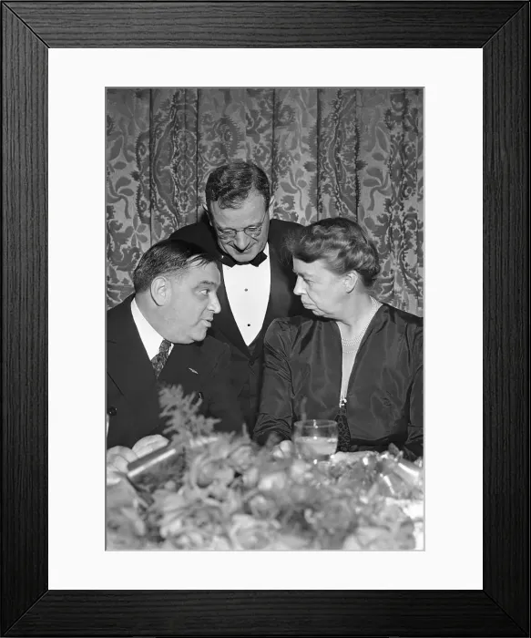 Framed Print : Mayor Fiorella LaGuardia and Eleanor Roosevelt Framed Print : Mayor Fiorella LaGuardia and Eleanor Roosevelt