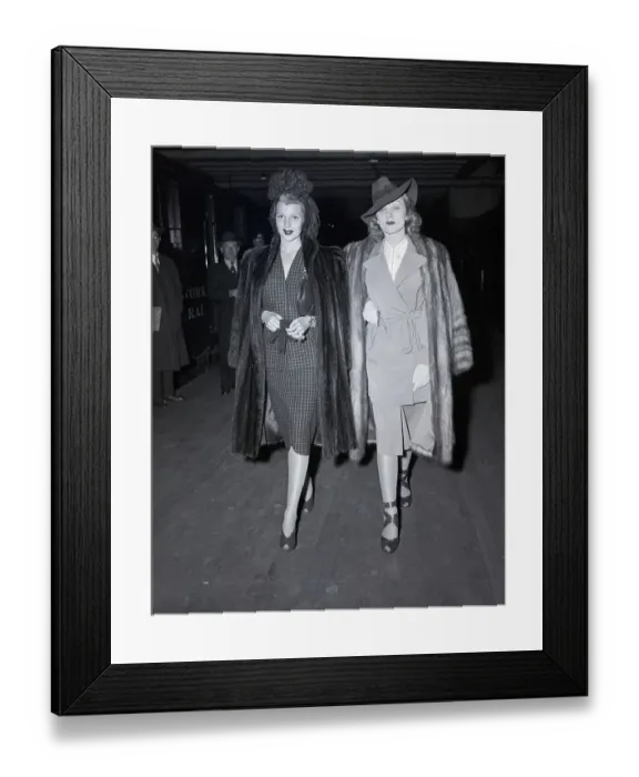 Framed Print : Rita Hayworth and Marlene Dietrich Framed Print : Rita Hayworth and Marlene Dietrich