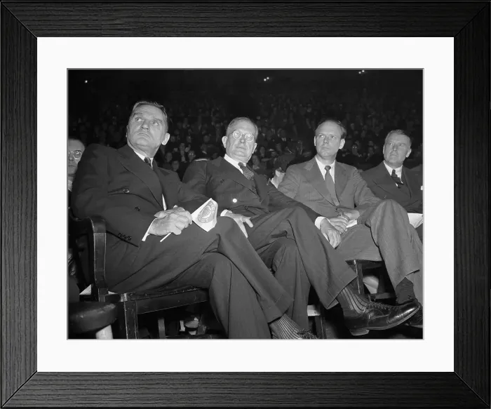 Framed Print : Charles Lindbergh and Fellow Speakers Framed Print : Charles Lindbergh and Fellow Speakers