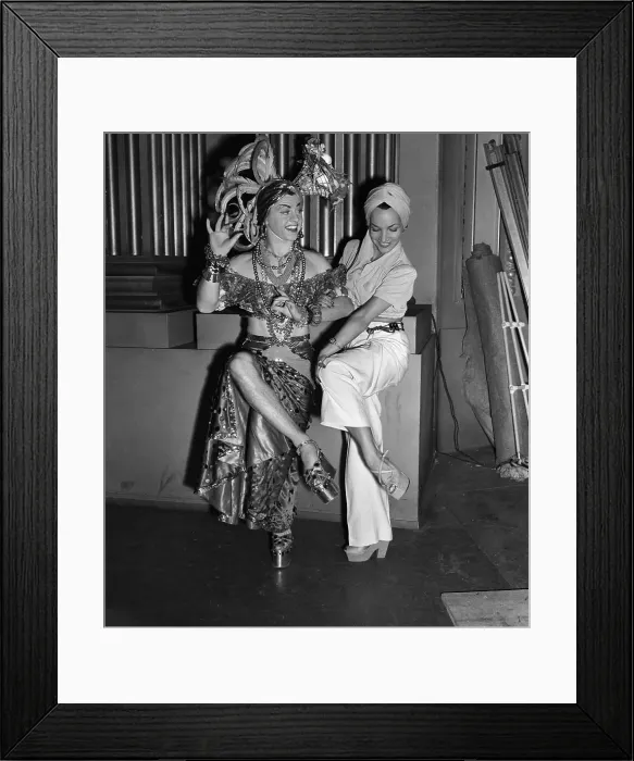 Framed Print : Mickey Rooney With Carmen Miranda Framed Print : Mickey Rooney With Carmen Miranda