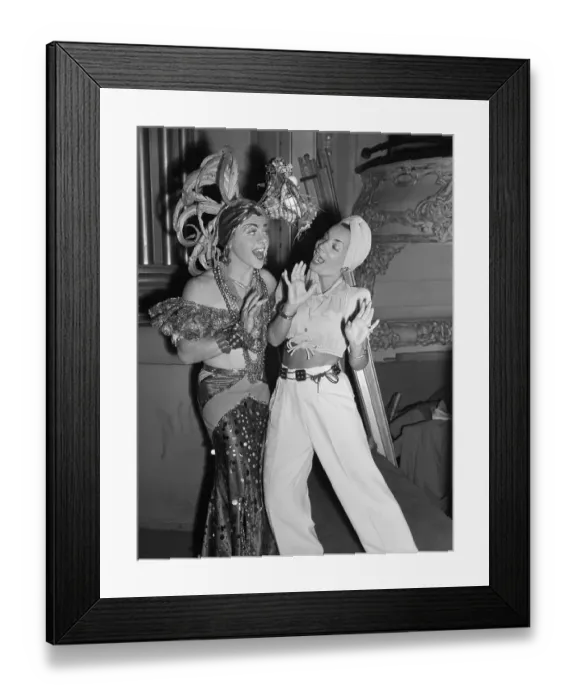 Framed Print : Mickey Rooney and Carmen Miranda Framed Print : Mickey Rooney and Carmen Miranda