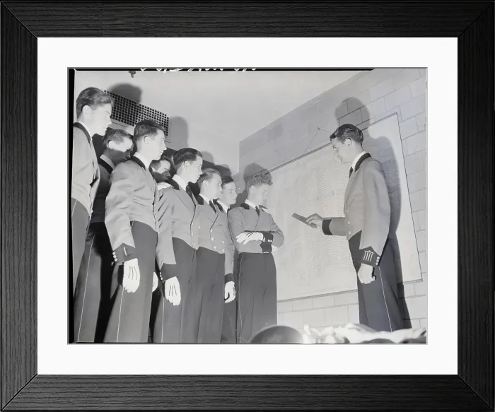 Framed Print : Ushers Being Trained In Radio City Music Framed Print : Ushers Being Trained In Radio City Music