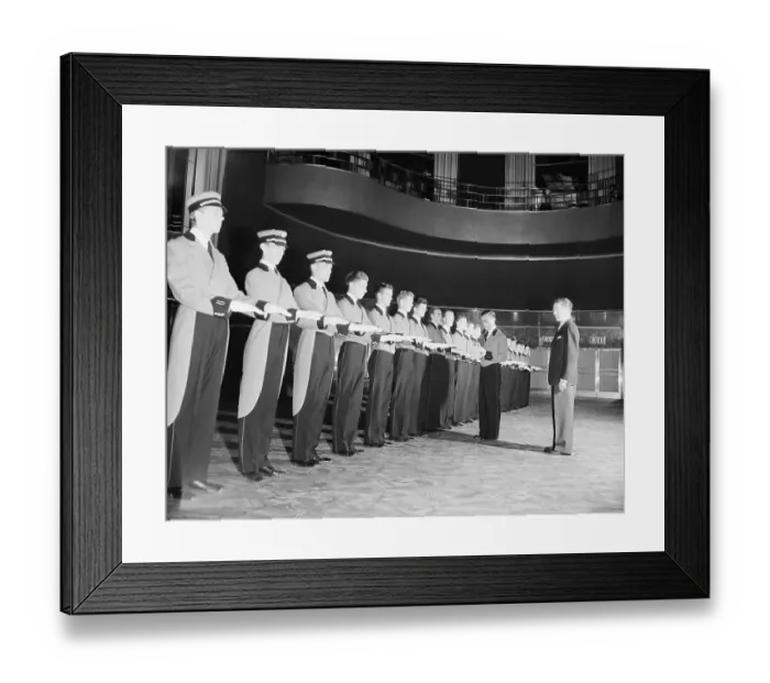Framed Print : Doormen Inspection at Radio City Music Hall Framed Print : Doormen Inspection at Radio City Music Hall