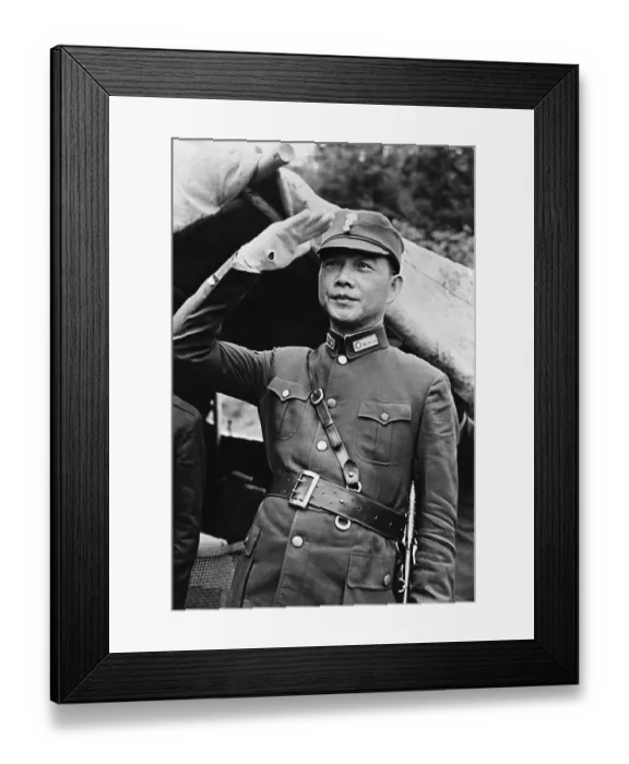 Framed Print : Wang Ching-Wei In Uniform Saluting Framed Print : Wang Ching-Wei In Uniform Saluting