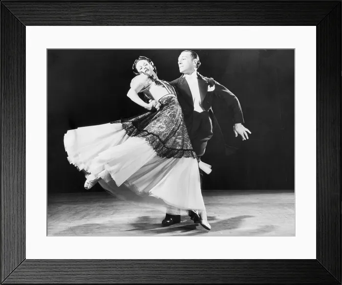 Framed Print : Couple Dancing On Ballroom Floor Framed Print : Couple Dancing On Ballroom Floor