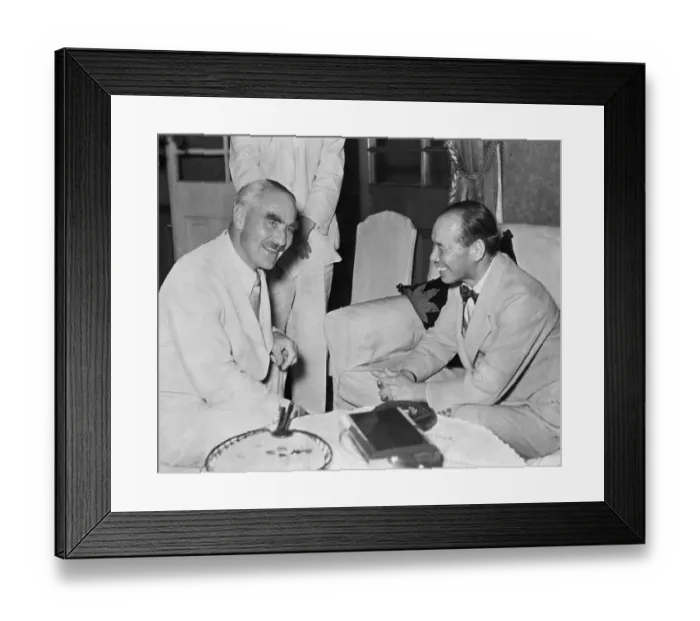 Framed Print : Joseph C. Grew with Teijiro Toyoda Framed Print : Joseph C. Grew with Teijiro Toyoda