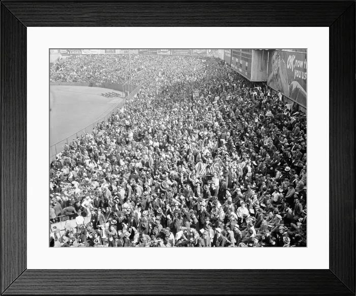 Framed Print : Crowd At 1941 World Series In New York Framed Print : Crowd At 1941 World Series In New York