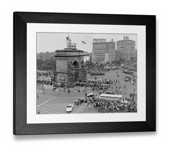 Framed Print : Dodger Day, Brooklyn Framed Print : Dodger Day, Brooklyn