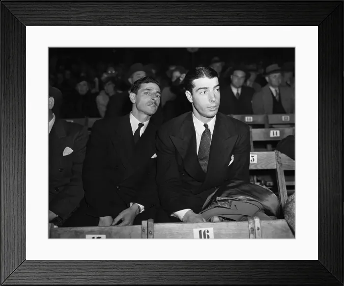 Framed Print : Joe and Tom DiMaggio Framed Print : Joe and Tom DiMaggio